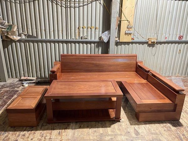 Bộ Sofa Góc Gỗ Xoan Đào DK-BG59