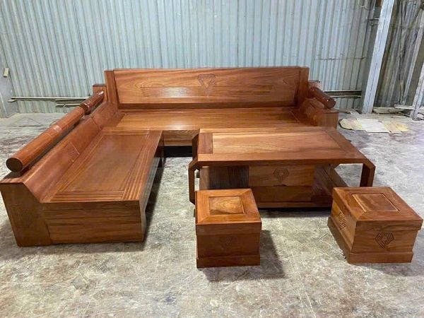 Bộ Sofa Kim Cương Gỗ Xoan Đào DK-BG60