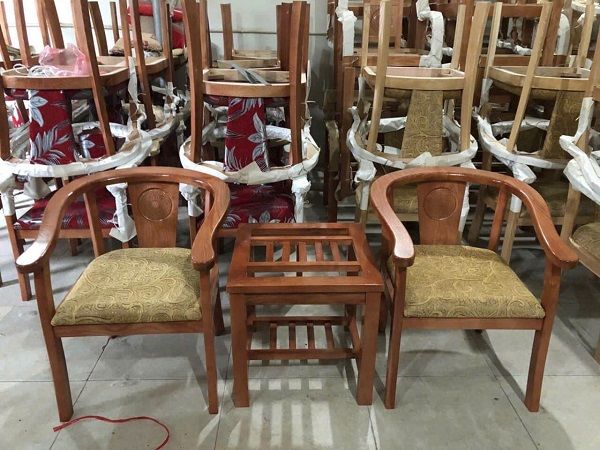 Bộ Bàn Kẹp Trà Màu Xoan Đào DK-BG05