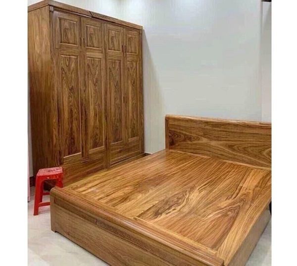 Combo Giường Tủ Hương Xám CB36