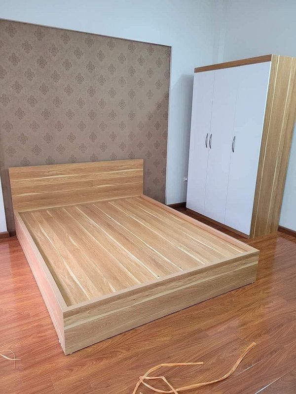 Combo Giường Tủ Gỗ MDF CB01