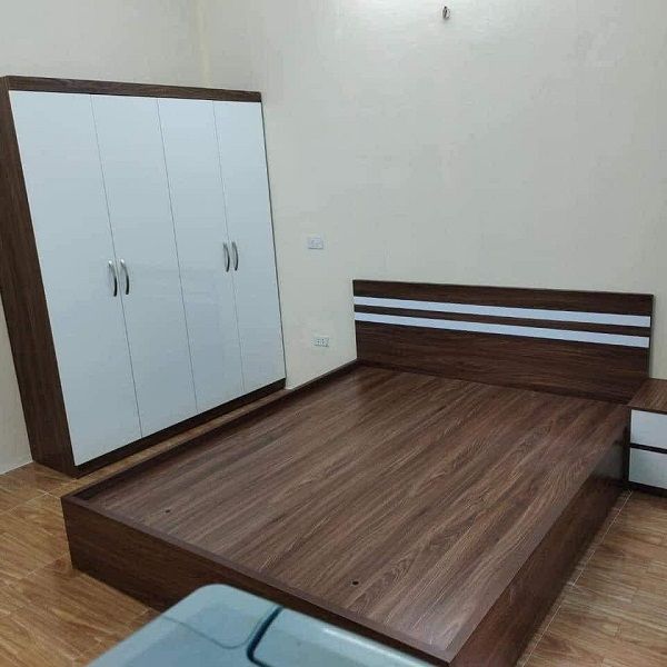 Bộ Giường Tủ 2 Món Gỗ MDF CB10