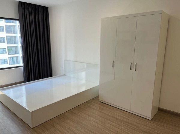 Combo Giường Tủ Gỗ MDF Màu Trắng CB05