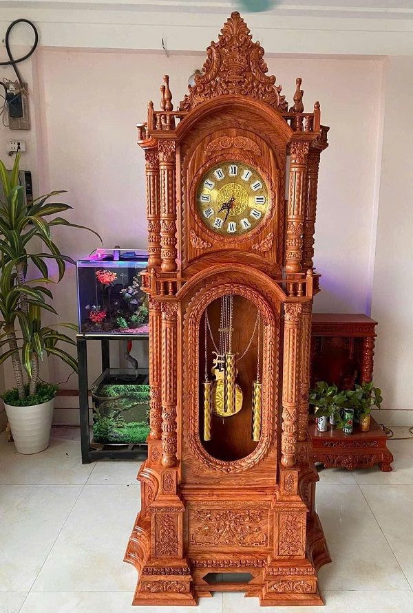 Đồng Hồ Cây Tứ Trụ Hương Đá DK-DH05