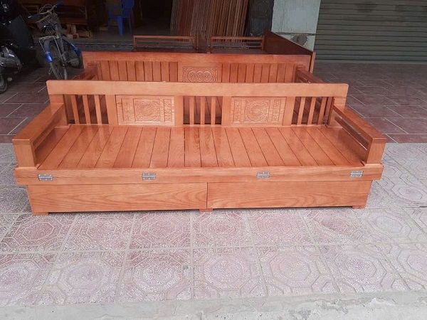 Giường Gấp Ghế Gấp Gỗ Sồi Màu DK-G207