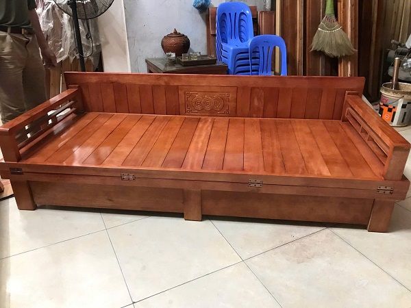 Ghế Gấp Gỗ Xoan Ngăn Kéo DK-G210