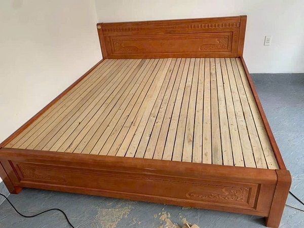 Giường Xoan Đào Ván Rời DK-G22