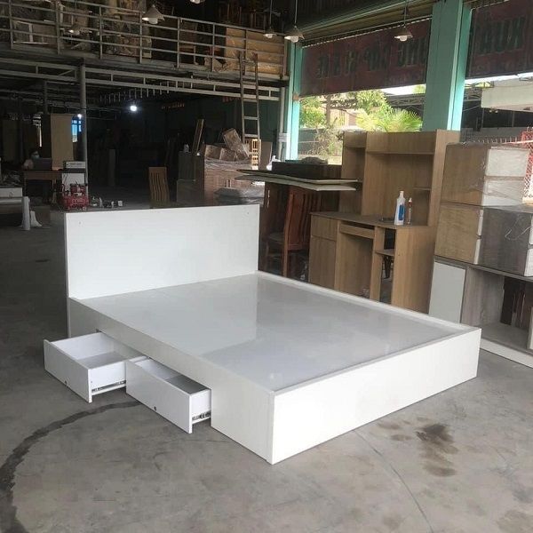 Giường Ngăn Kéo Gỗ MDF 1m8 DK-G100