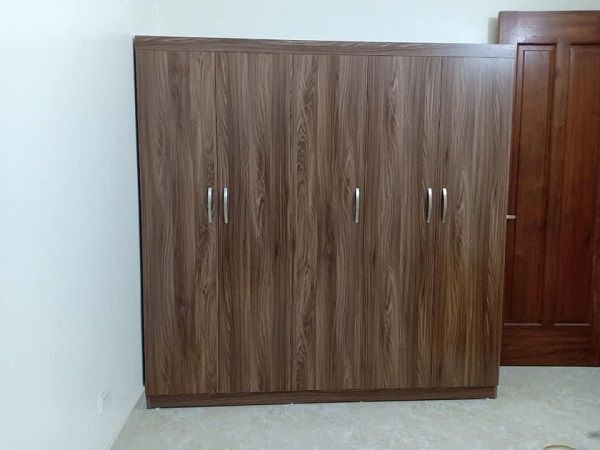 Tủ Áo 5 Cánh MDF Màu Óc Chó DK-T117