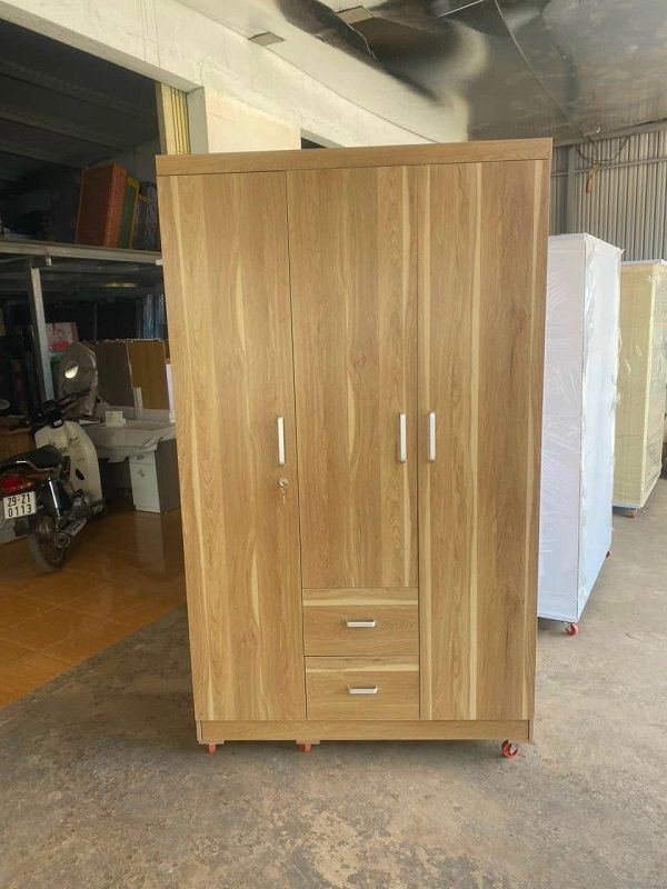 Tủ Áo MDF 3 Cánh 2 Ngăn Kéo DK-T09