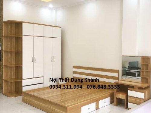 Combo Phòng Ngủ Gỗ Công Nghiệp DK-CB06